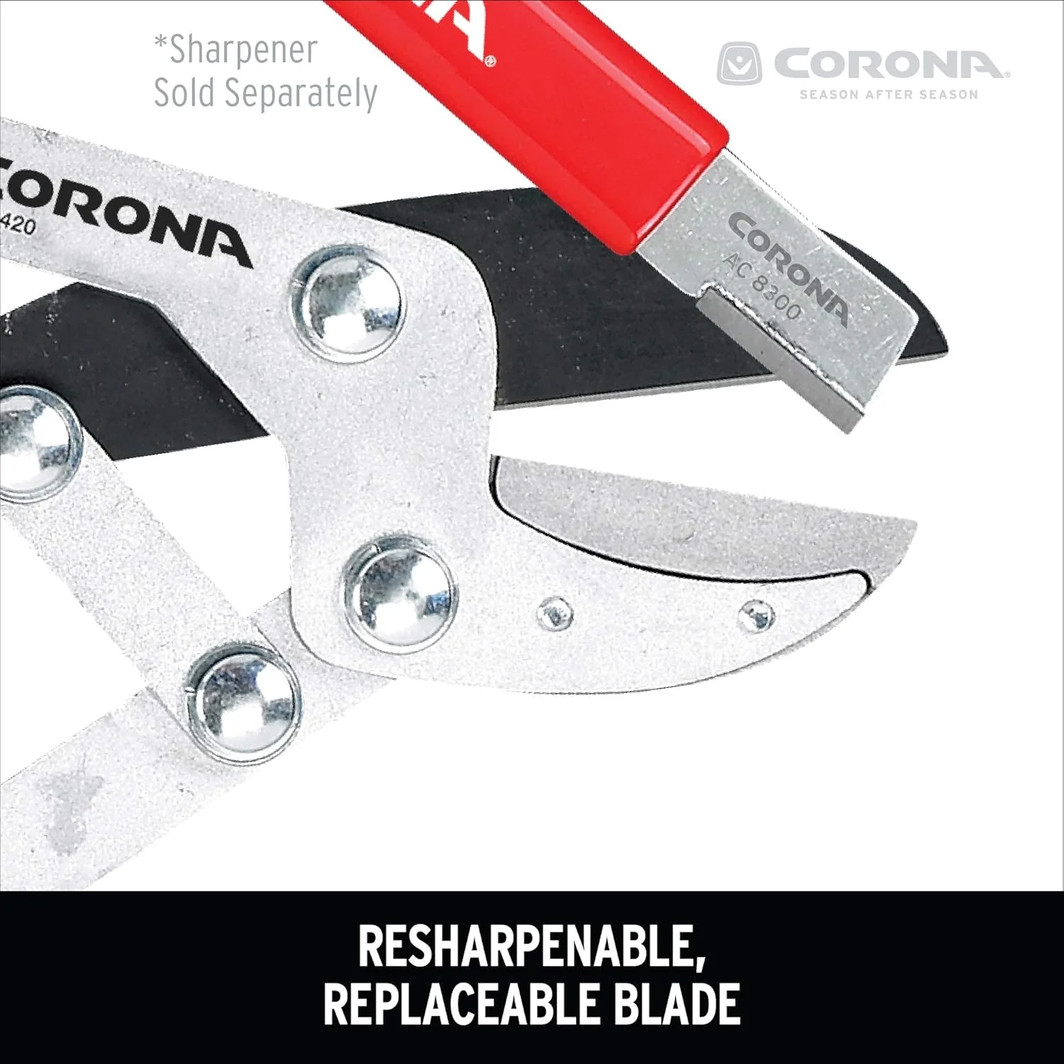 Corona Compound Action Anvil Lopper, 32 Inch, FL 3420, Red - Image 5