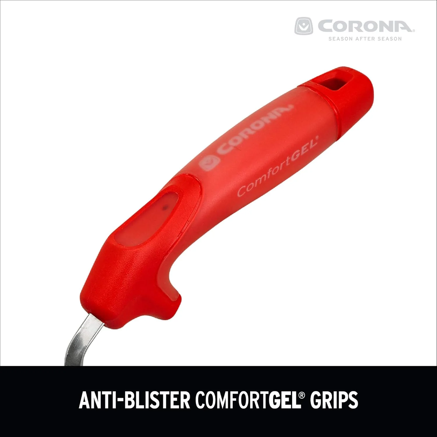 Corona CT3314 Premium Stainless Steel ComfortGEL Garden Trowel, 13.5" Overall Length, Handle Length 7", Red - Image 5