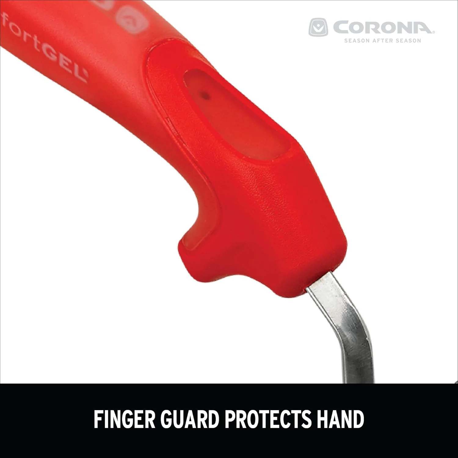Corona CT3314 Premium Stainless Steel ComfortGEL Garden Trowel, 13.5" Overall Length, Handle Length 7", Red - Image 6