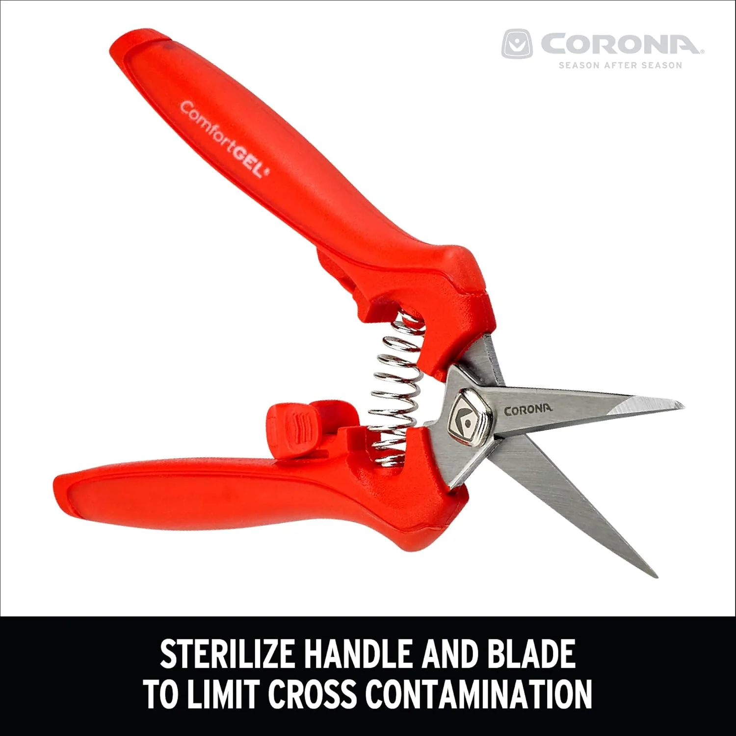 Corona FS3214D ComfortGEL Leaf & Stem Micro Snips, Orange (Pack of 1) - Image 4