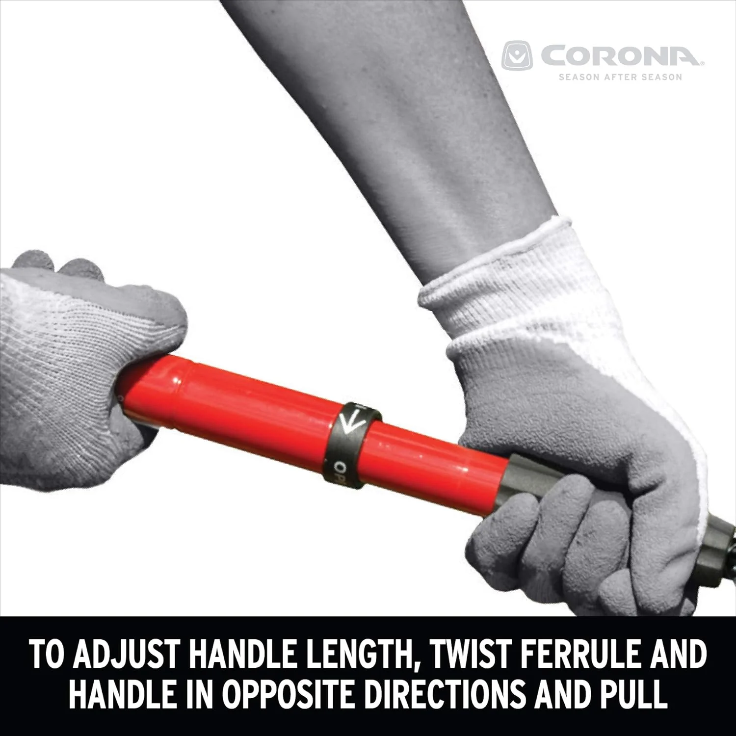 Corona GT3040 Extendable Handle Weeder, Red - Image 7