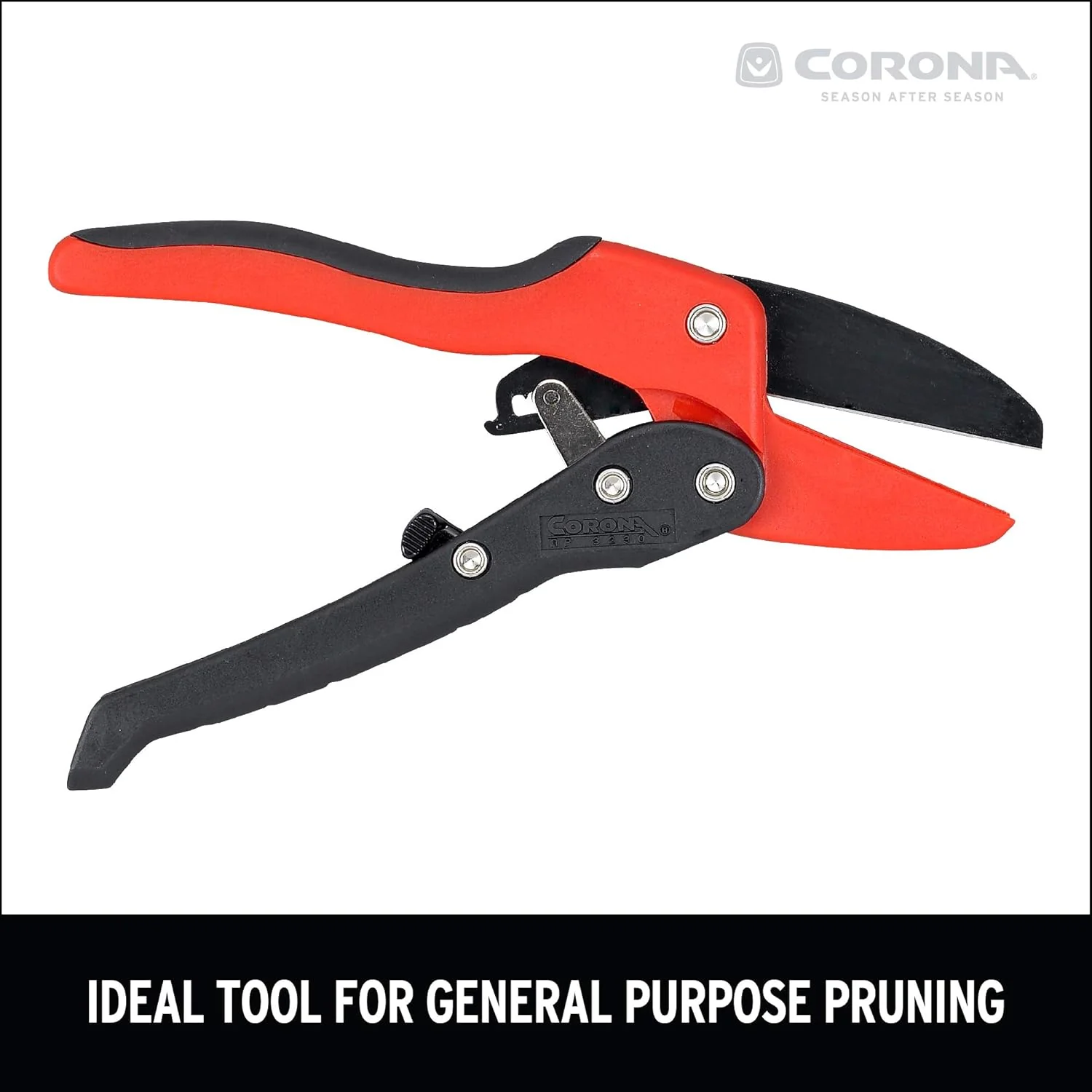 Corona RP3230 Rachet Hand Pruner - 3/4" Cut Capacity Stem and Branch Garden Shears, Red - Image 4