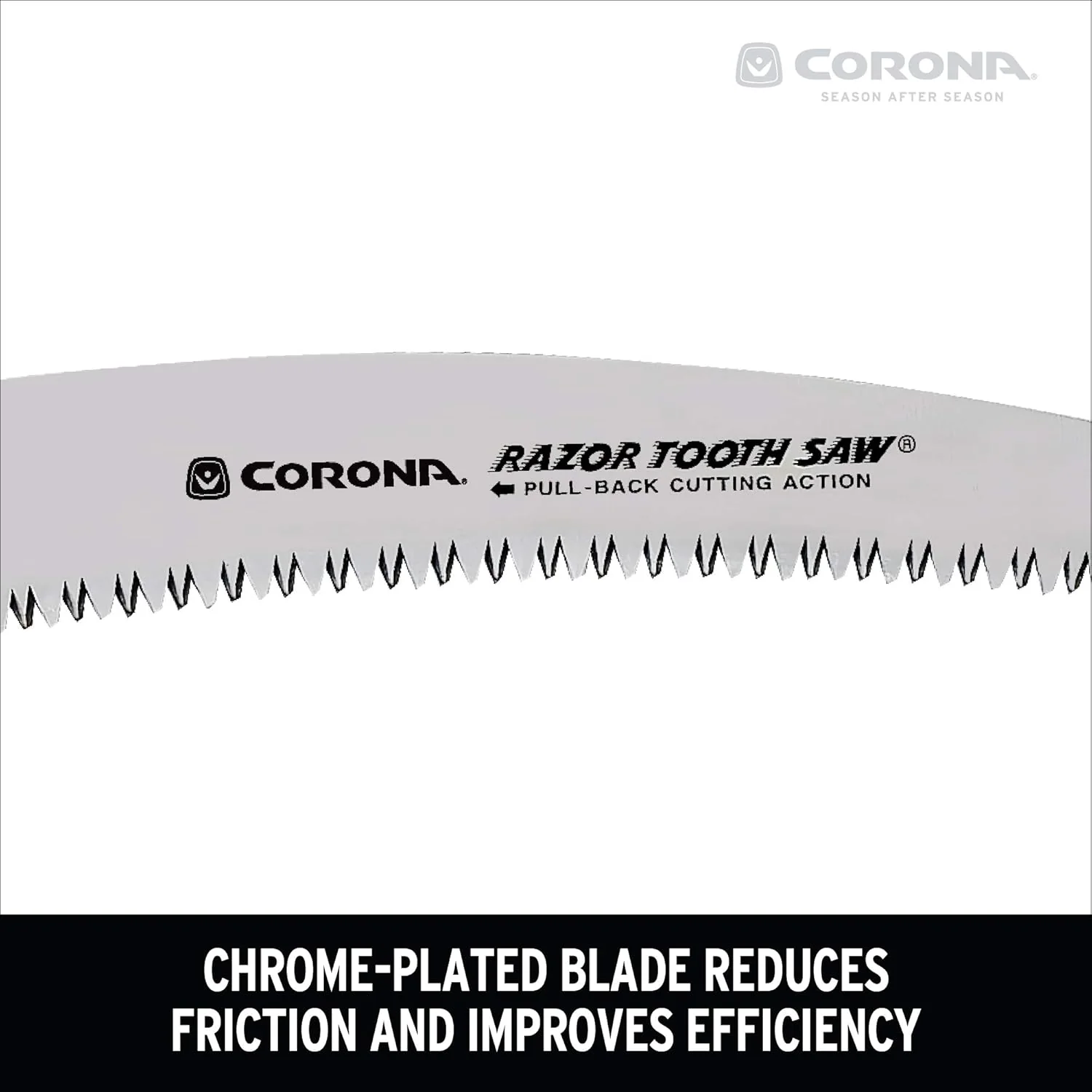 Corona Tools RS7395 14-Inch RazorTOOTH Pruning Saw, Tree Saw Designed for Single-Hand Use, Curved Blade Hand Saw, Cuts Branches Up to 8" in Diameter - Image 5