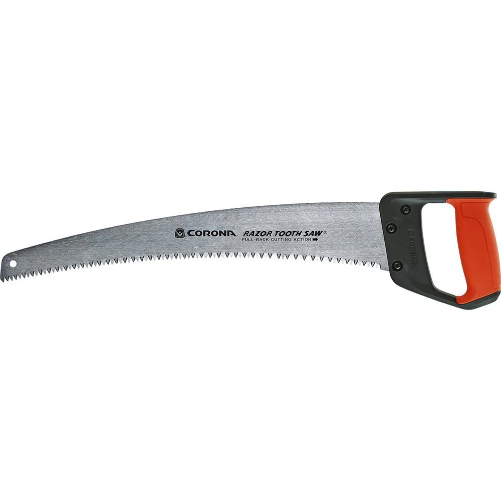 Corona Tools 18" RazorTOOTH Pruning Saw, Heavy-Duty Hand Saw with Curved Blade, RS 7510D 18" Plastic Handle