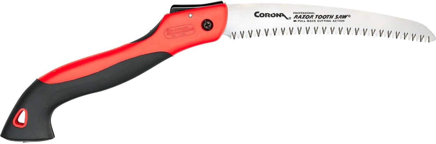 Corona Tools 8-Inch RazorTOOTH Folding Saw, Curved Blade Pruning Saw Designed for Single-Hand Use, Cuts Branches Up to 4" in Diameter - RS7255 - Image 2