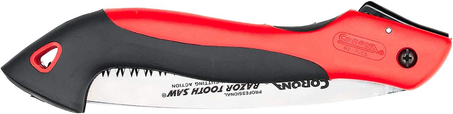 Corona Tools 8-Inch RazorTOOTH Folding Saw, Curved Blade Pruning Saw Designed for Single-Hand Use, Cuts Branches Up to 4" in Diameter - RS7255 - Image 3