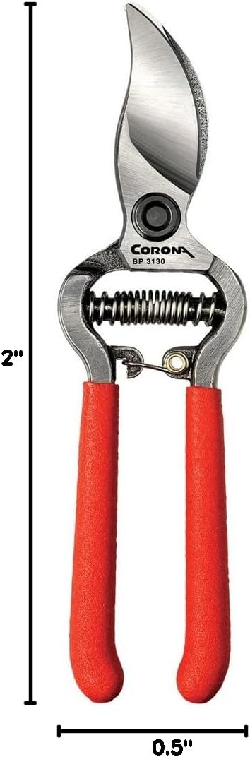 Corona Tools BP3130 ClassicCUT Forged Bypass Pruning Shears for Gardening, Cuts Branches and Stems up to 1/2-inch in Diameter, 1/2-inch Cut Bypass Pruner - Image 9