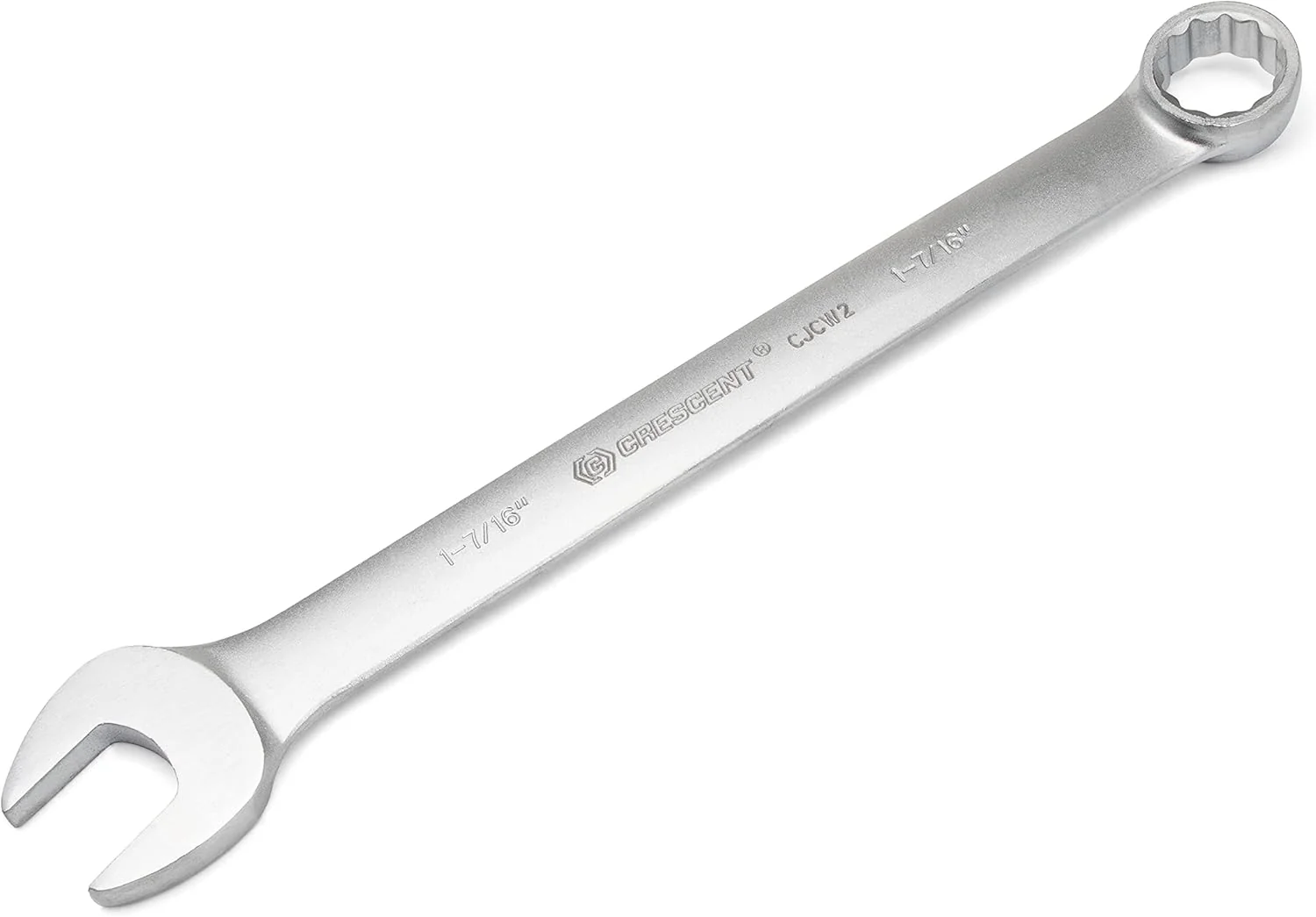 Crescent 1-7/16" 12 Point Satin Jumbo Long Pattern Combination Wrench - CJCW2 - Image 2