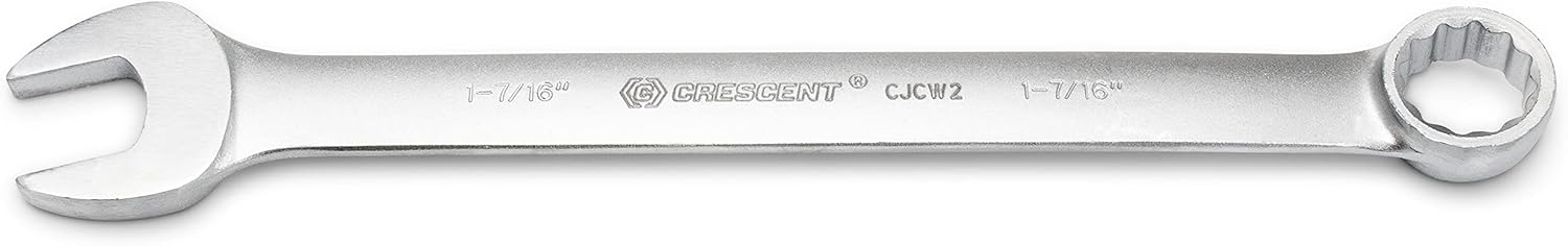 Crescent 1-7/16" 12 Point Satin Jumbo Long Pattern Combination Wrench - CJCW2 - Image 3