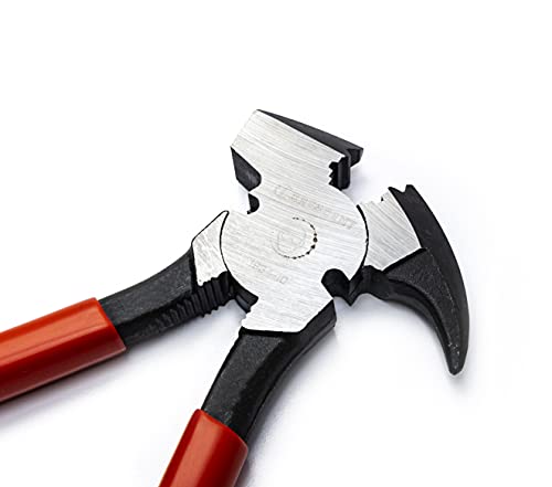 Crescent 10" Dipped Handle Heavy-Duty Solid Joint Fence Tool Pliers - Image 3