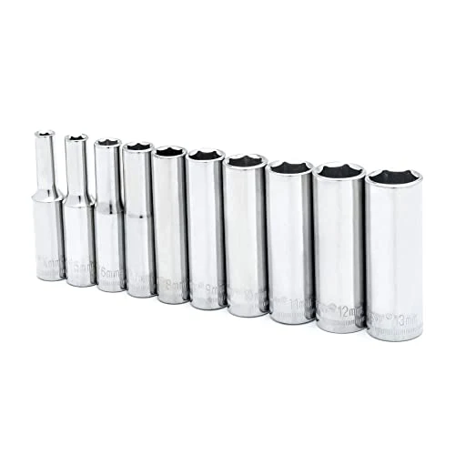 CRESCENT 10 Piece 1/4" Drive 6 Point Deep Metric Socket Set - CSAS11N - Image 2