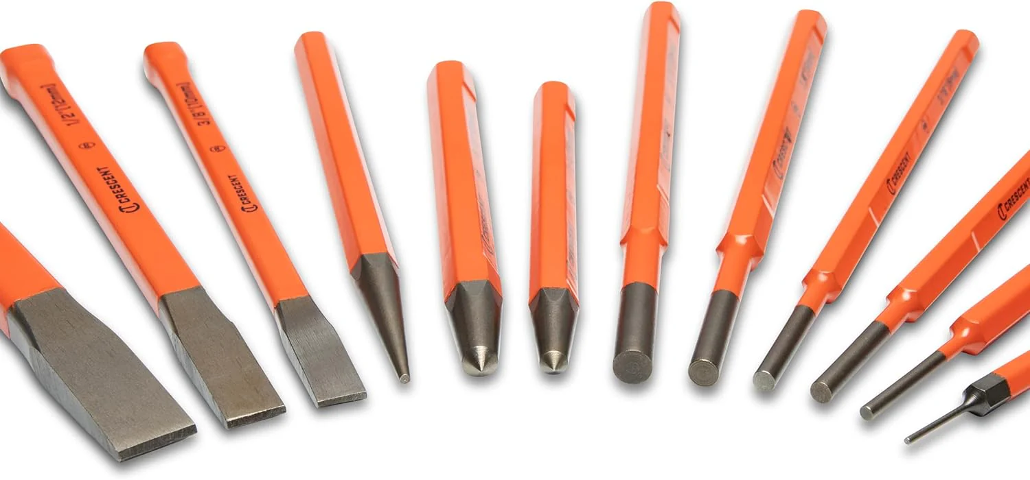 Crescent 12 Piece Set, Punch & Chisel - CPCCHS12 - Image 3