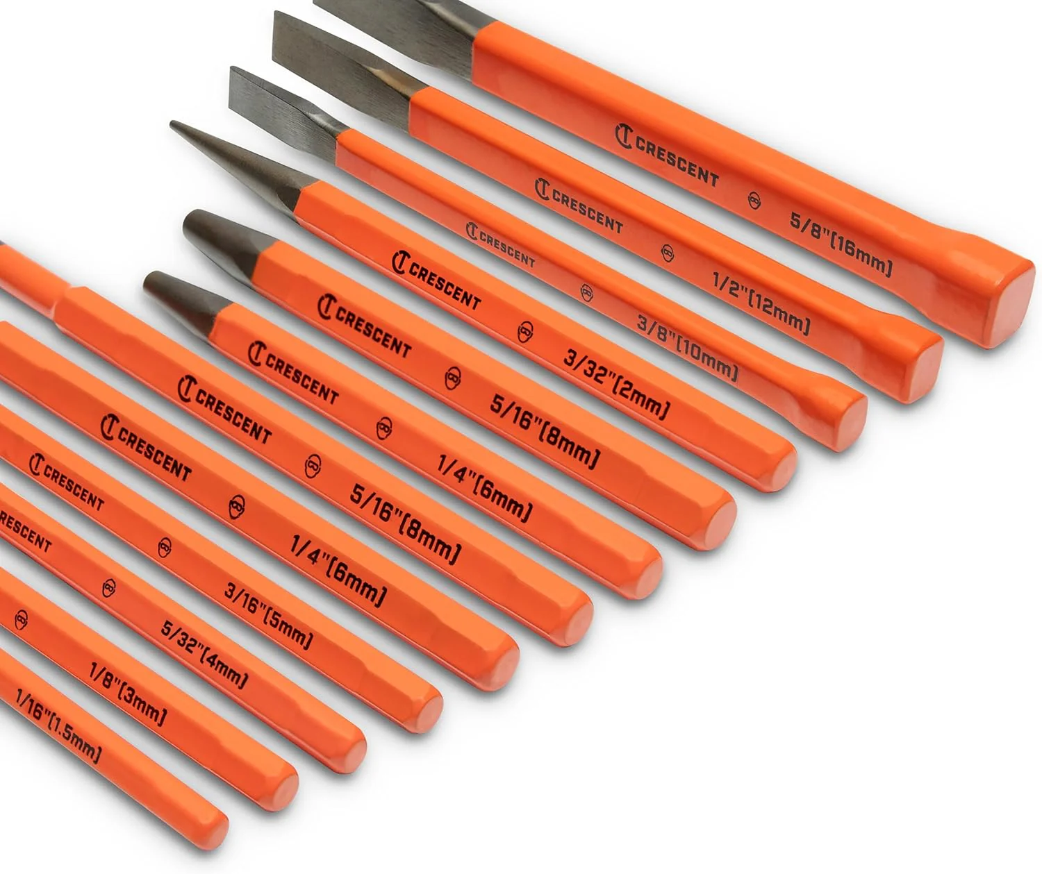 Crescent 12 Piece Set, Punch & Chisel - CPCCHS12 - Image 4