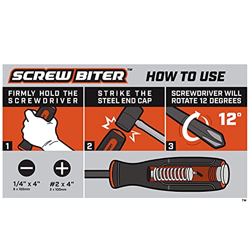 Crescent 2 Pc. Screw Biter Dual Material Extraction Screwdriver Set - CIMSD2SET - Image 9