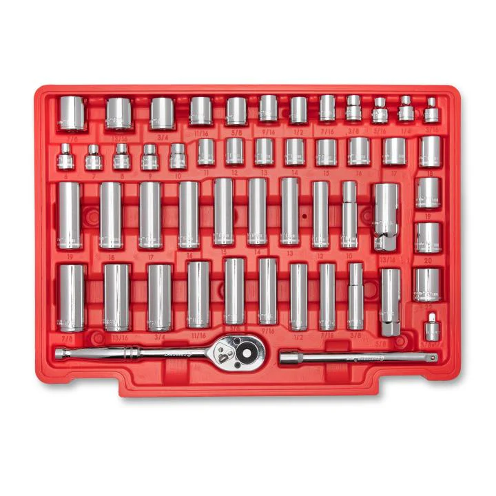 Crescent 229-Piece 1/4", 3/8" & 1/2" Drive Mechanics Hand Tool Set with 3 Drawer Storage Case - Image 5