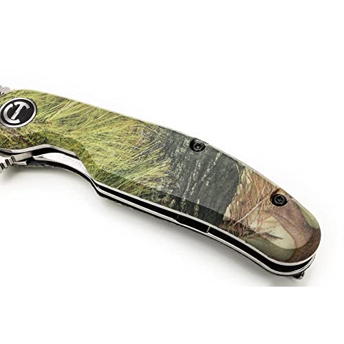 Crescent 3-1/4" Drop Point Composite Handle Camo Utility Knife - Image 3