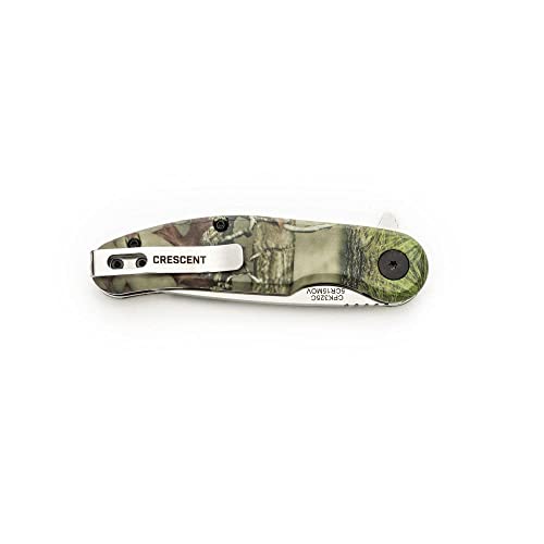 Crescent 3-1/4" Drop Point Composite Handle Camo Utility Knife - Image 5