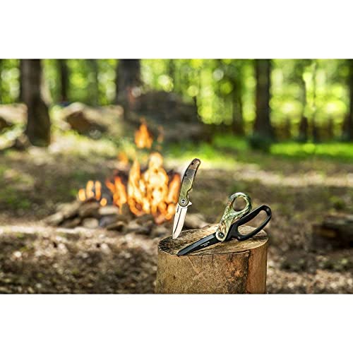 Crescent 3-1/4" Drop Point Composite Handle Camo Utility Knife - Image 7