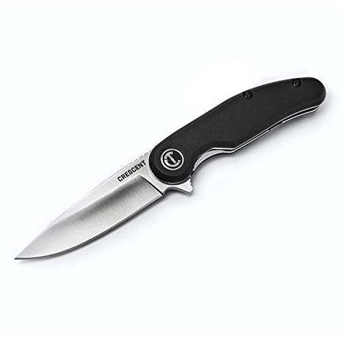 Crescent 3-1/4 Inch Drop Point Composite Handle Pocket Knife - CPK325C - Image 2