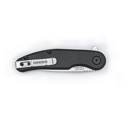 Crescent 3-1/4 Inch Drop Point Composite Handle Pocket Knife - CPK325C - Image 5