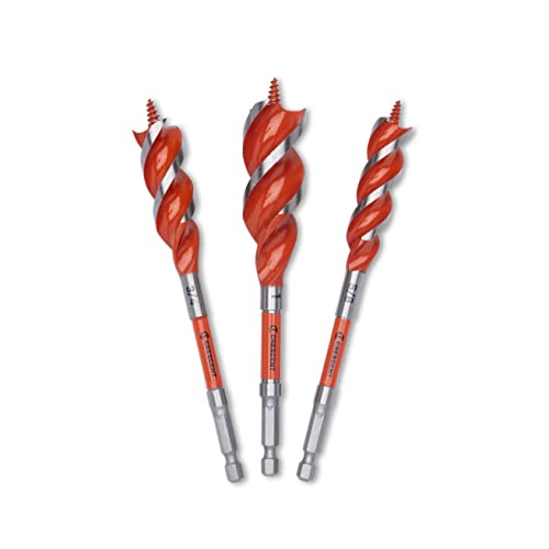 Crescent 3 Piece High Speed Auger Set - 6.25" | CDSASET-3 - Image 3