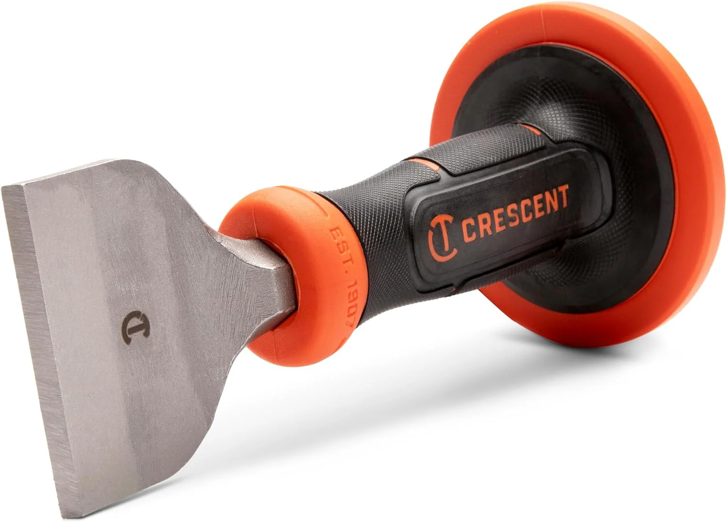 Crescent CBCH30H 3" x 8-1/2" Brick Chisel with Handguard - Image 3