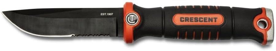 Crescent CPKFX 4-1/2" Fixed Blade Trade Knife with Sheath - Image 2