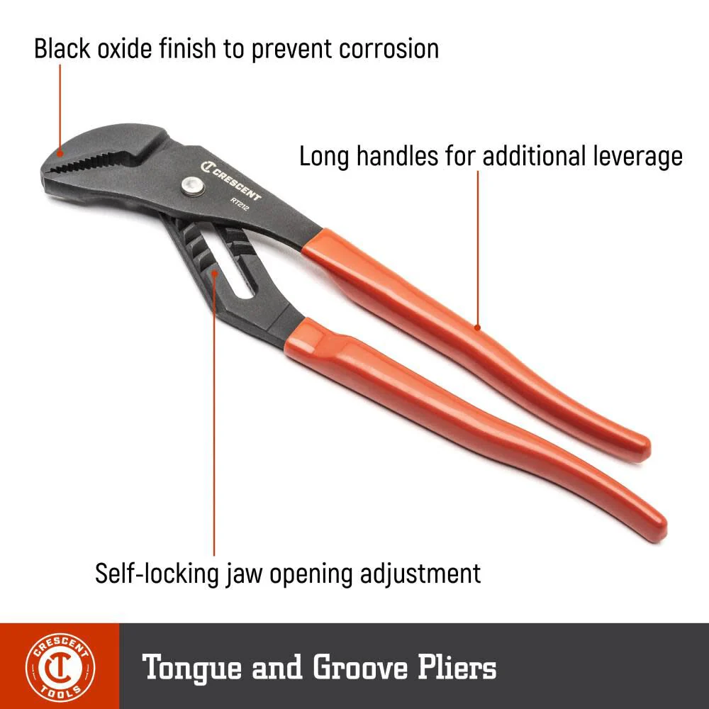 Crescent 4-1/2" Mini Tongue and Groove Pliers - RT24CVS - Image 4