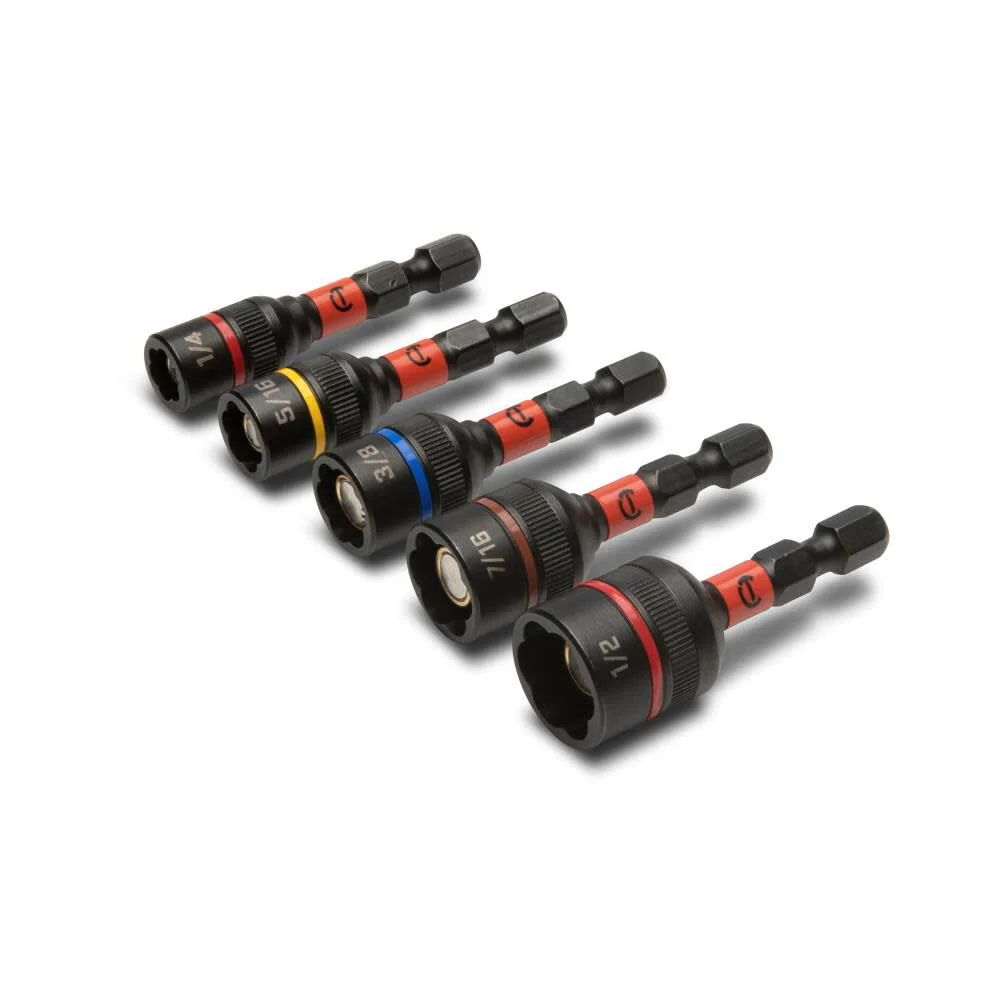 Crescent 5 Pc. Bolt Biter Impact Nut Driver and Extractor Set - Image 2