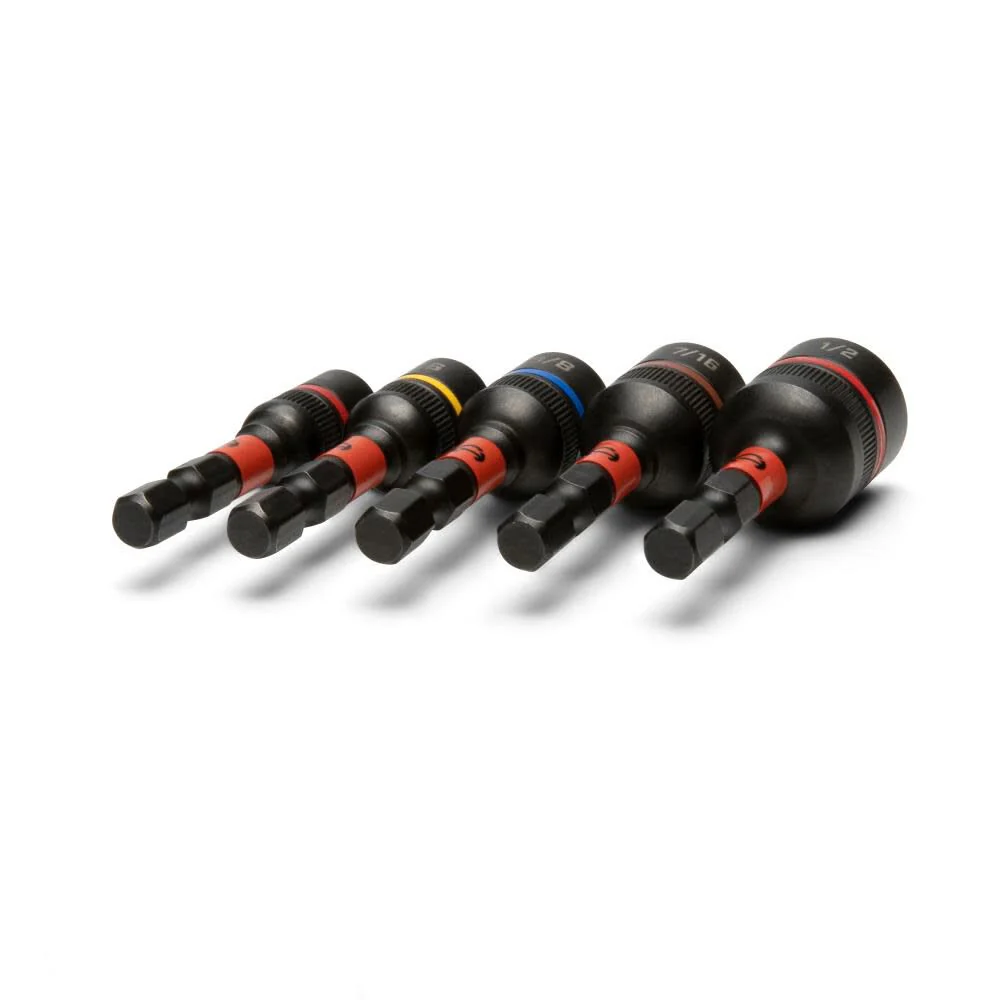 Crescent 5 Pc. Bolt Biter Impact Nut Driver and Extractor Set - Image 3
