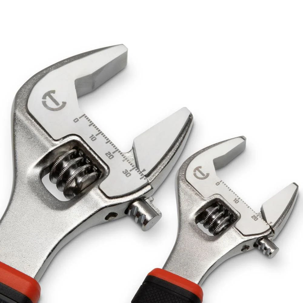 Crescent 6 Inch & 10 Inch Cushion Grip Adjustable Wrench Set 2pc - Image 3