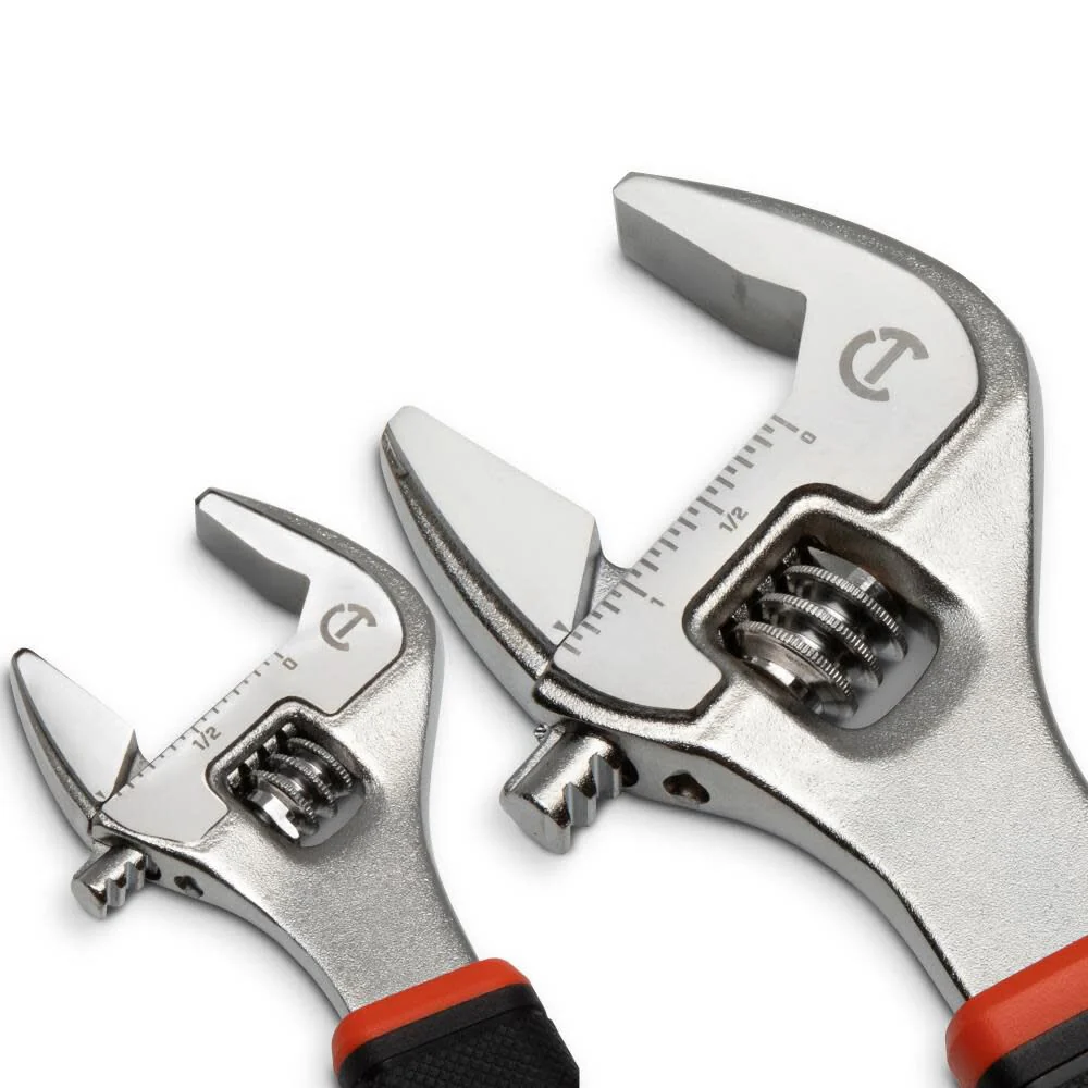 Crescent 6 Inch & 10 Inch Cushion Grip Adjustable Wrench Set 2pc - Image 4