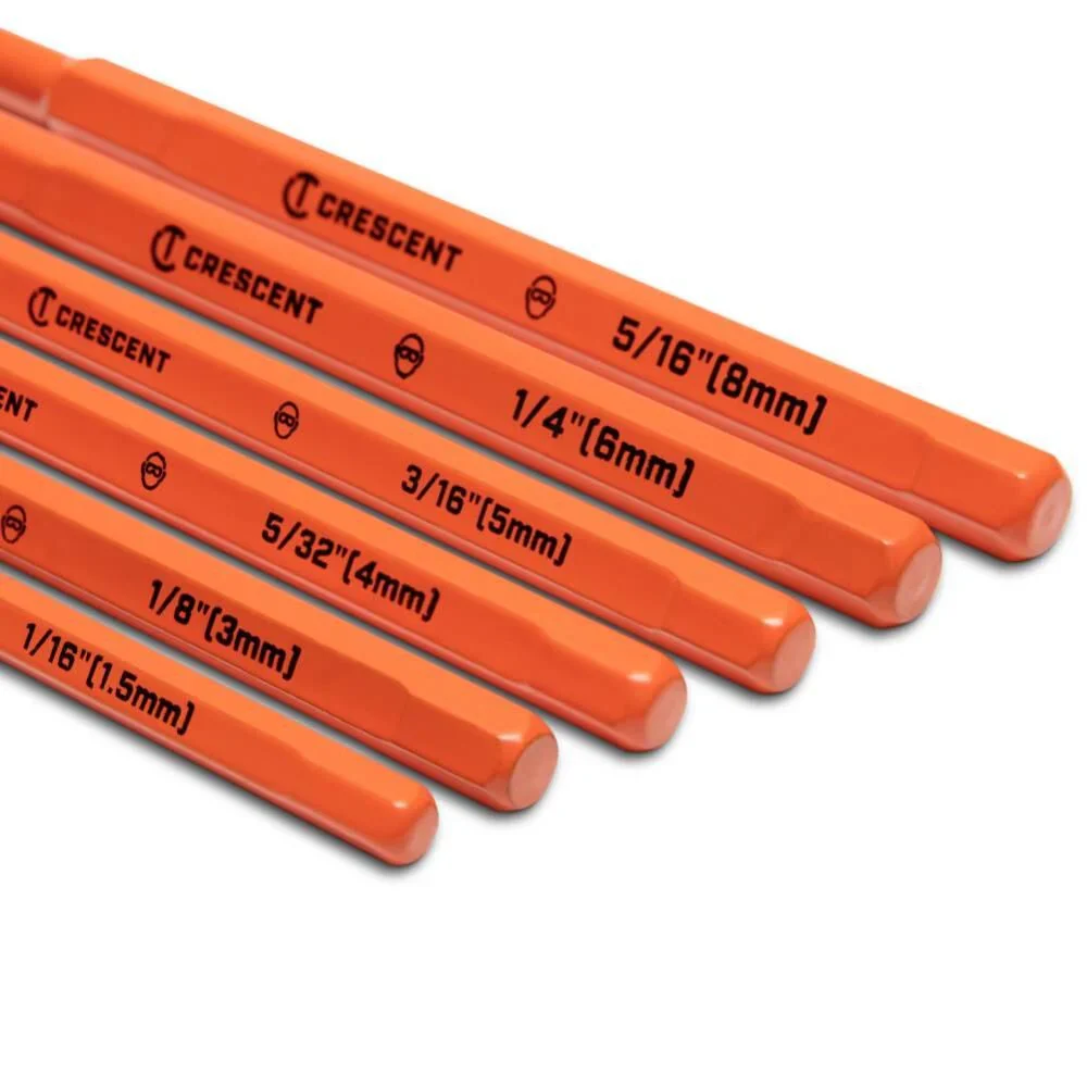 Crescent 7" Pin Punch Set 6-Piece - Image 3