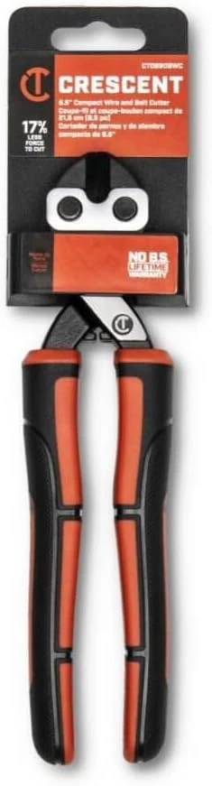 Crescent 8-1/2" Compact Wire and Bolt Cutter | CT0890BWC - Image 6