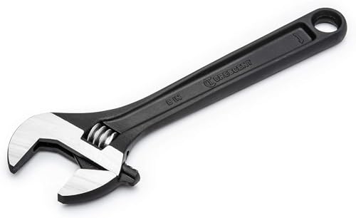 Crescent 8" Adjustable Black Oxide Wrench, Bagged - AT28BK - Image 2