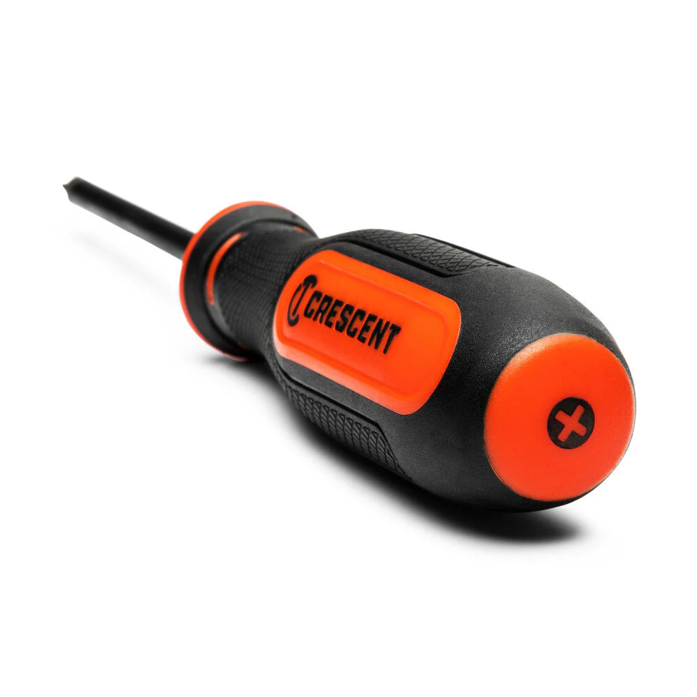 Crescent 8PC Diamond Tip Dual Material Screwdriver Set with Phillips and Slotted Screwdrivers - CDT8PCSET - Image 2