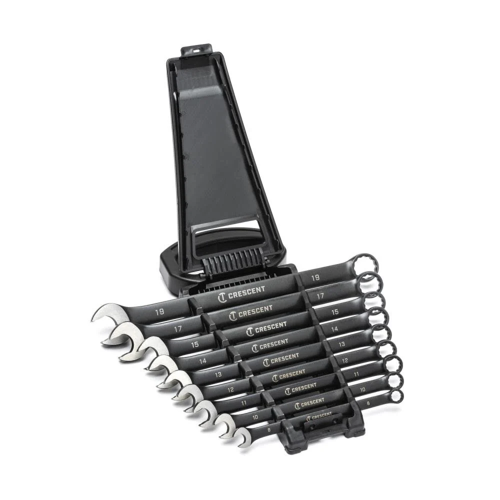 Crescent 9-Piece X10 12-Point Long Pattern Combination Metric Wrench Set - Image 2