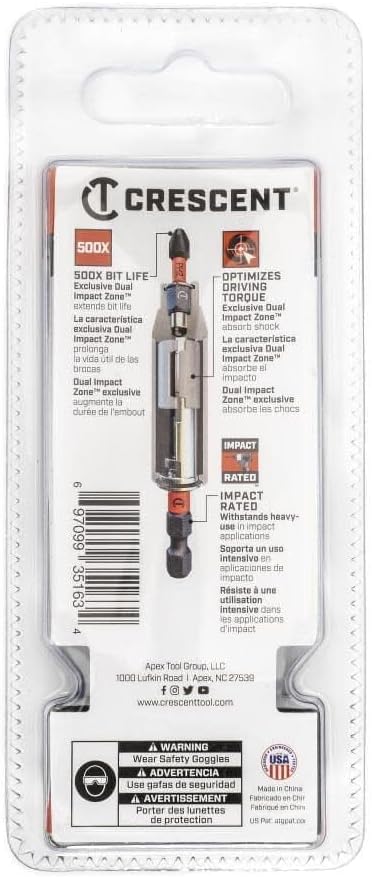 Crescent Apex VORTEX Bit Holder 1/4" x 3-1/2" - CAVBH3 - Image 4