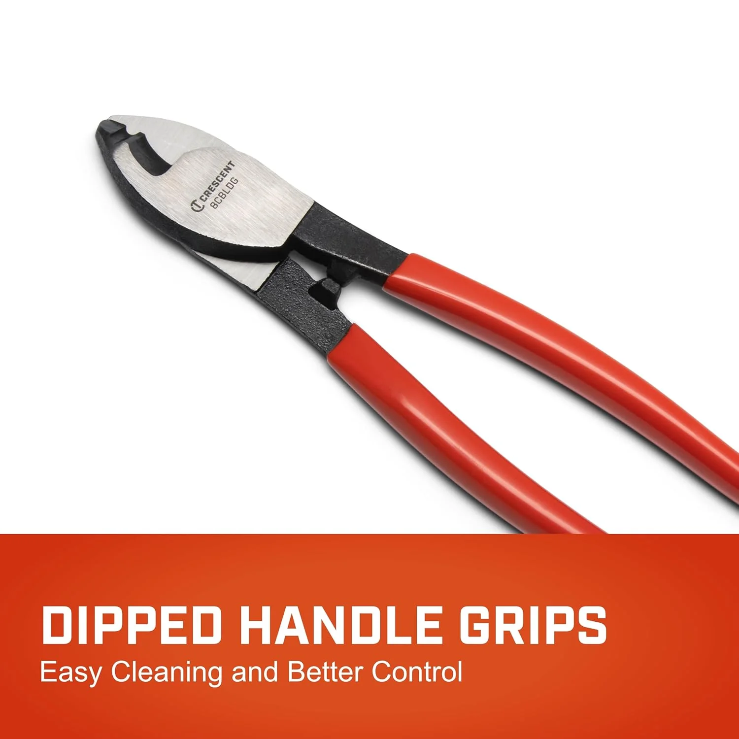 Crescent 8CBLDG 8" Cable Cutter Dipped Handle Pliers - Image 4