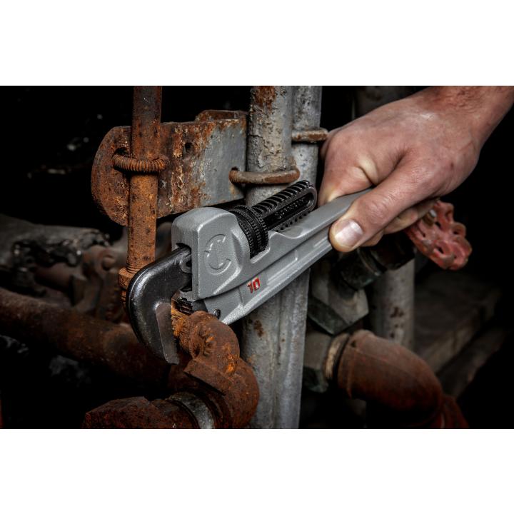 Crescent CAPW10S 10" Aluminum Slim Jaw Pipe Wrench - Image 3