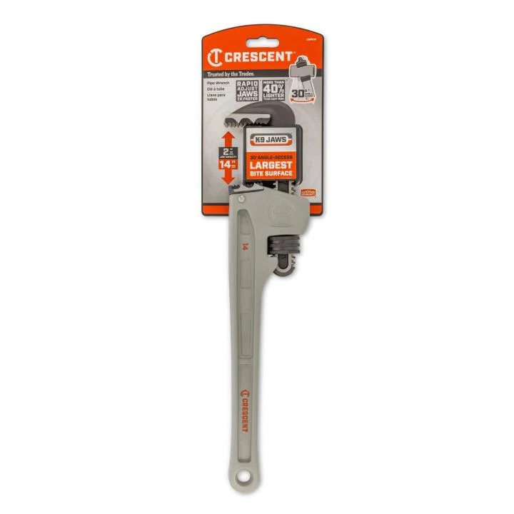 Crescent CAPW14 14" Aluminum K9 Jaw Pipe Wrench - Image 4