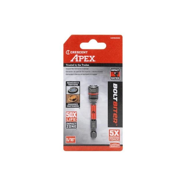 Crescent CAVBX2D20 Bolt Biter Standard (SAE) 5/16-in Drive Impact Bolt Extractor - Image 6
