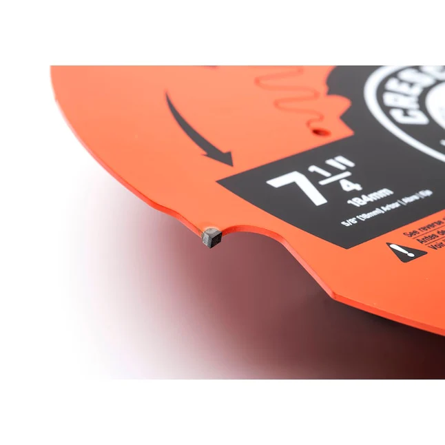 Crescent CSBFC-704 Circular Saw Blade 7 1/4'' X 4 Tooth Fiber Cement - Image 5