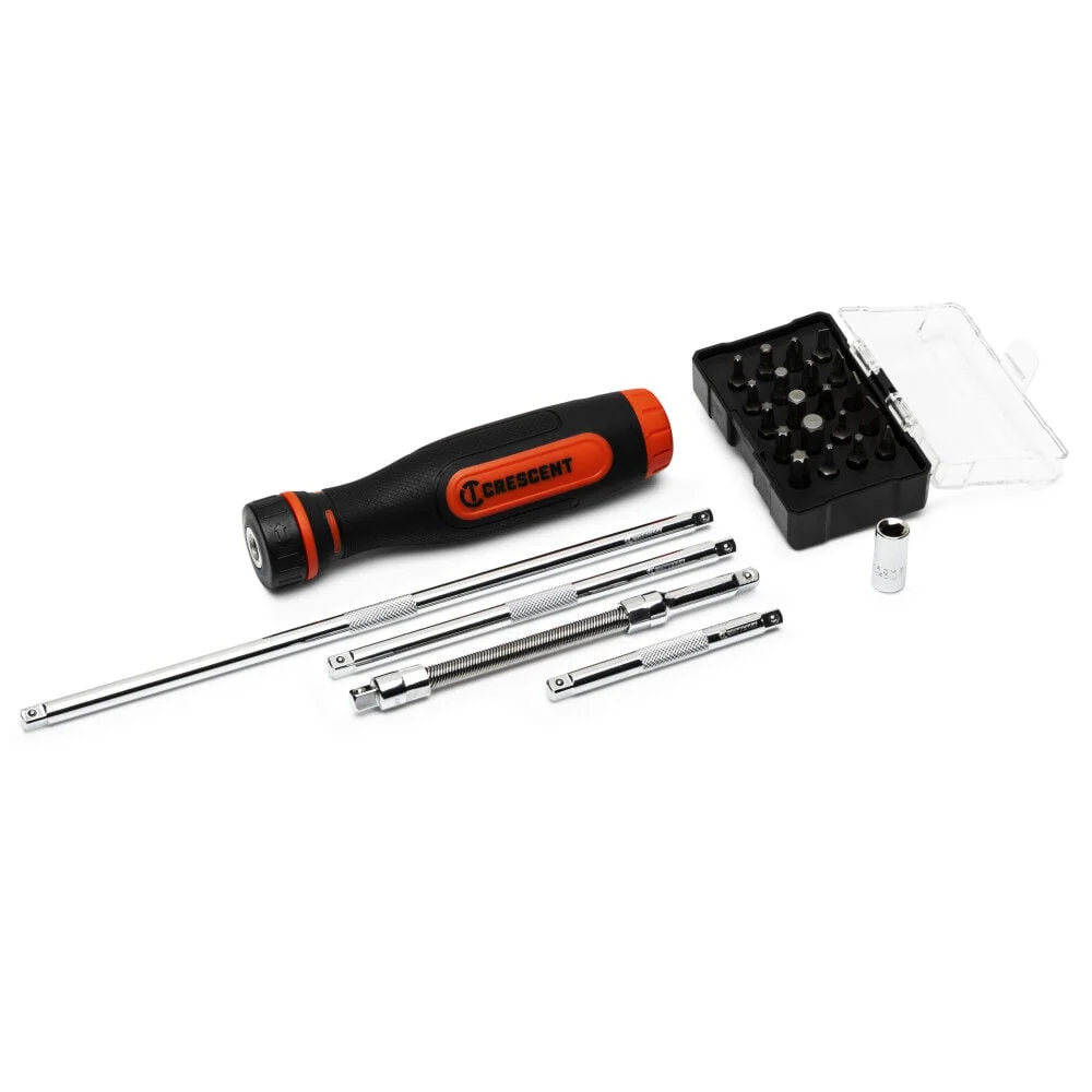 Crescent CRBSDS26PC 26 Piece Ratcheting Bit Driver Set