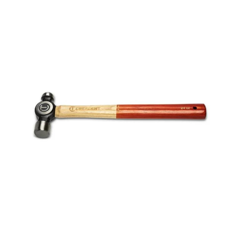 CRESCENT 24 Oz. Ball Pein Hammer with Wood Handle - Image 4