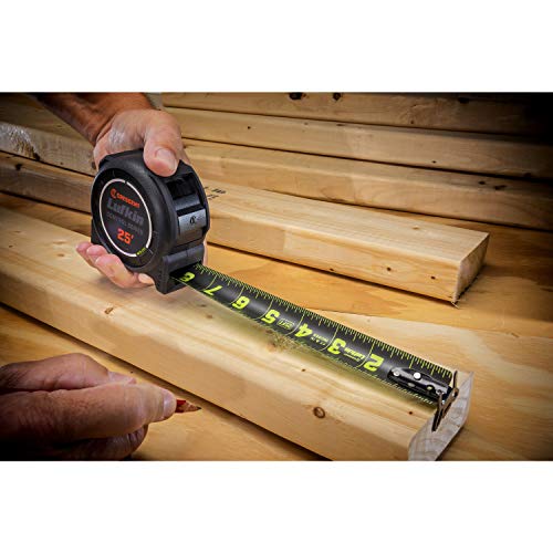 Crescent Lufkin L1025CB-02 1-3/16 x 25' Command Control Series Black Clad Tape Measure - Image 7