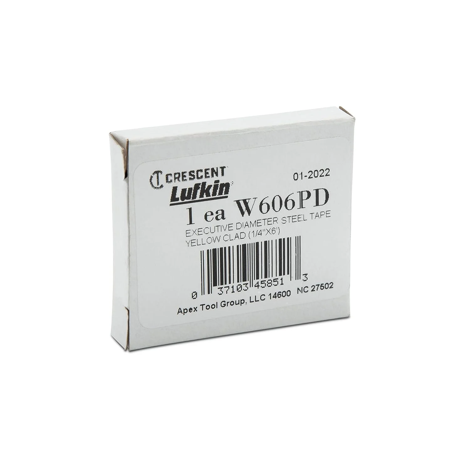 Crescent Lufkin (W606P) 1/4" x 6' Executive Diameter Yellow Clad A19 Blade Pocket Tape Measure - Image 6