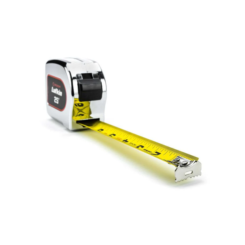 Crescent Lufkin 1" x 16' Chrome Case Yellow Clad Tape Measure - L916-02 - Image 4