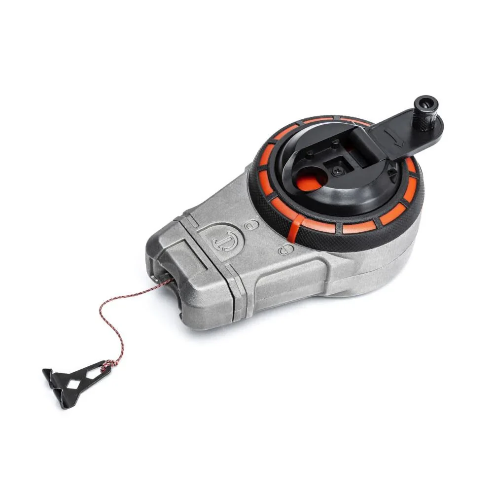 Crescent Lufkin 100' Professional Aluminum Chalk Reel with Red Chalk - Image 2