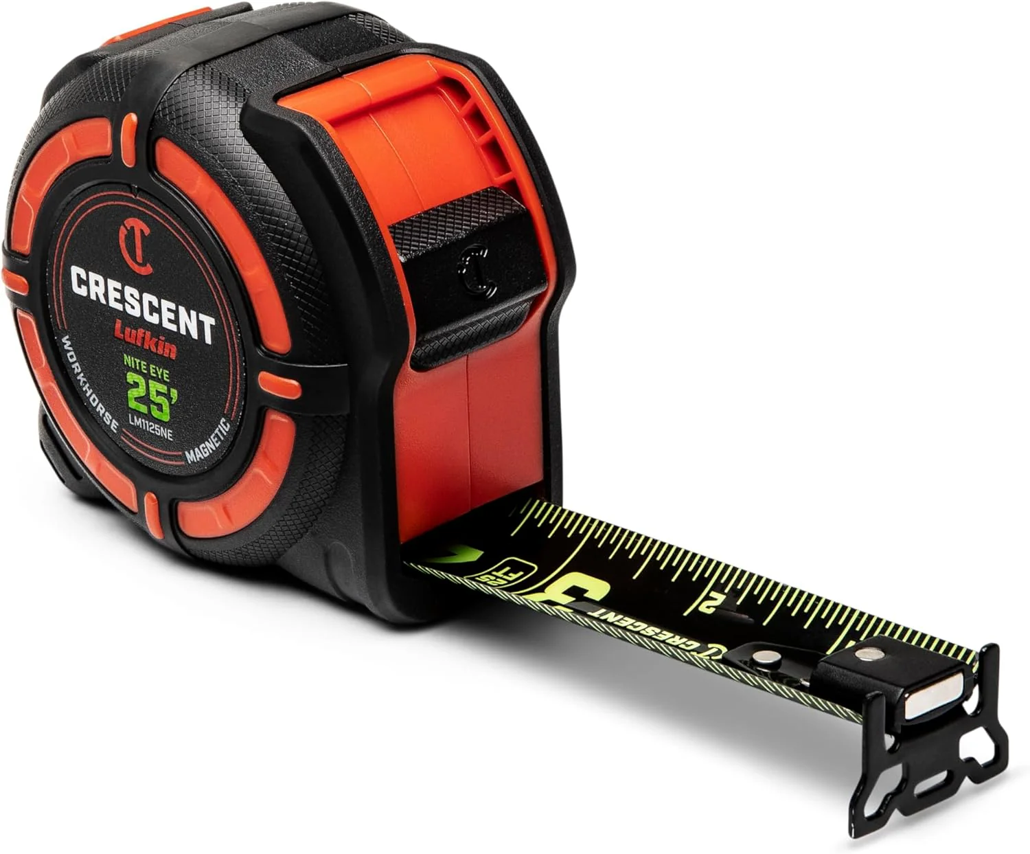 Crescent Lufkin LM1125NE 25 Ft. SAE WORKHORSE NITE EYE Magnetic Tape Measure - Image 7